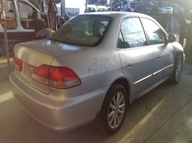 2002 HONDA ACCORD, SILVER, LX MODEL, 3.0, VTEC, AT.  A25216